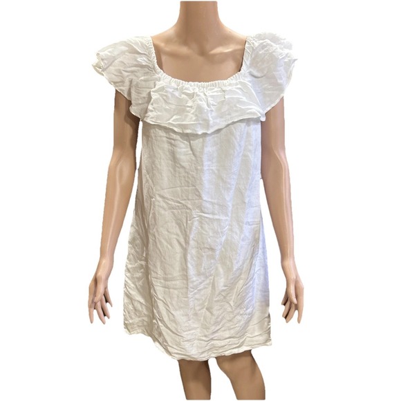 Tommy Bahama Dresses & Skirts - Tommy Bahama Women's Dress Summer Large White Cover Up Off Shoulder